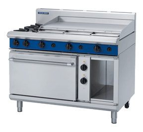 Blue Seal Evolution Series GE508A - 1200mm Gas Range Electric Static Oven JD Catering Equipment Solutions Ltd