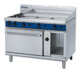 Blue Seal Evolution Series GE58A - 1200mm Gas Range Electric Convection Oven JD Catering Equipment Solutions Ltd