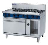 Blue Seal Evolution Series GE58D - 1200mm Gas Range Electric Convection Oven - JD Catering Equipment Solutions Ltd