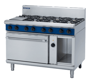 Blue Seal Evolution Series GE58D - 1200mm Gas Range Electric Convection Oven JD Catering Equipment Solutions Ltd