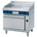 Blue Seal Evolution Series GPE56 - 900mm Gas Griddle Electric Convection Oven Range - JD Catering Equipment Solutions Ltd