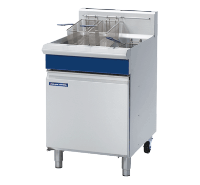 Blue Seal Single Tank Twin Basket Free Standing Natural/LPG Fryer GT60 JD Catering Equipment Solutions Ltd