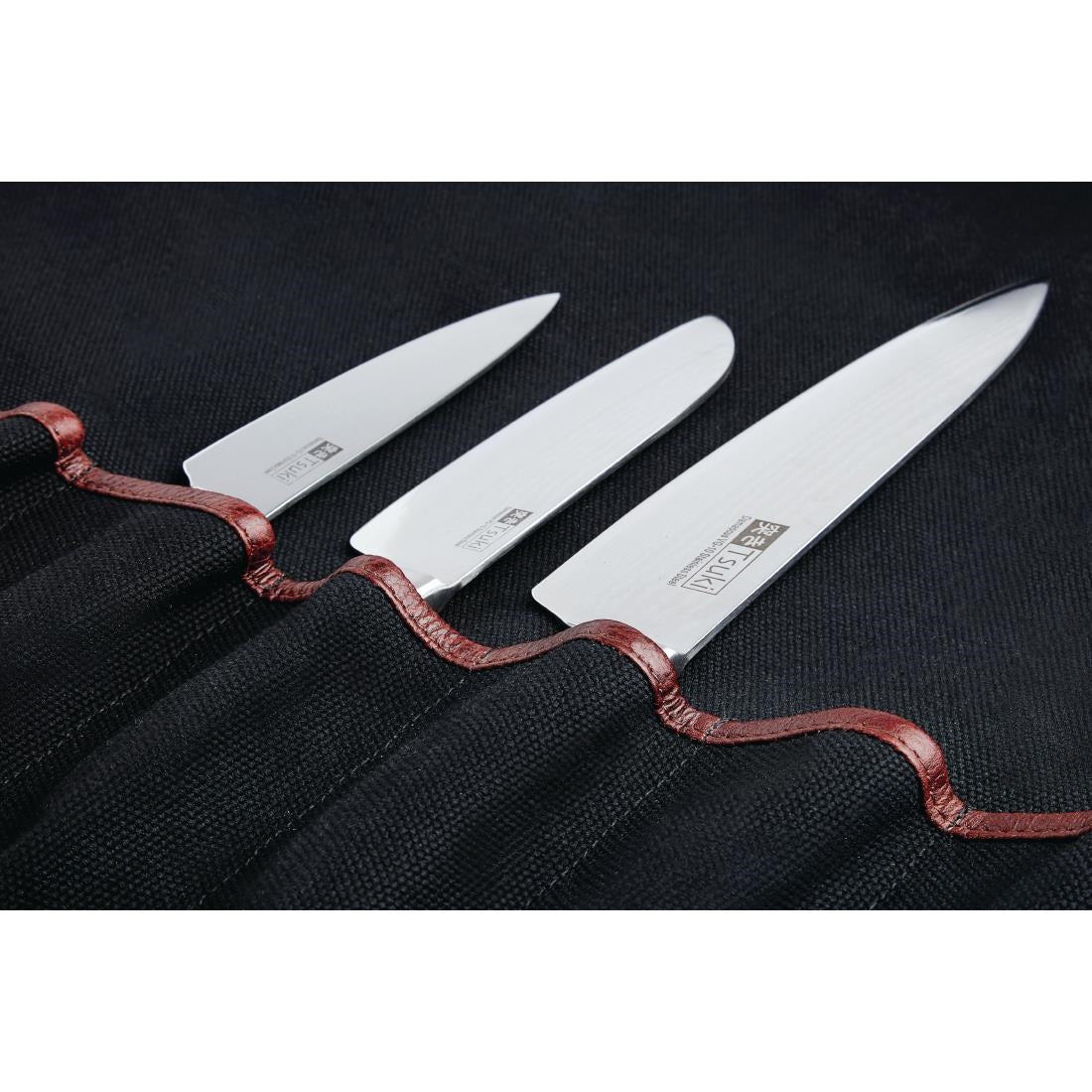 Boldric Canvas Knife Bag Black 17 Slots JD Catering Equipment Solutions Ltd