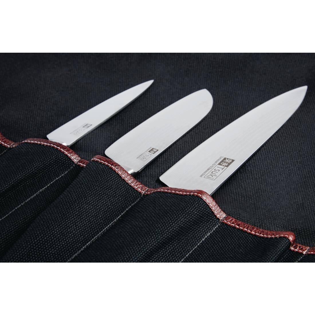 Boldric Canvas Knife Bag Black 9 Slots JD Catering Equipment Solutions Ltd