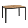 Bolero Acacia Wood and Steel Rectangular Table 1200mm JD Catering Equipment Solutions Ltd