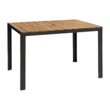 DS153 Bolero Acacia Wood and Steel Rectangular Table 1200mm - JD Catering Equipment Solutions Ltd