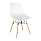 Bolero Arlo Side Chair White (Pack 2) JD Catering Equipment Solutions Ltd