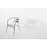 Bolero Armchair Alu. - 530x580x735mm (Pack 4) JD Catering Equipment Solutions Ltd