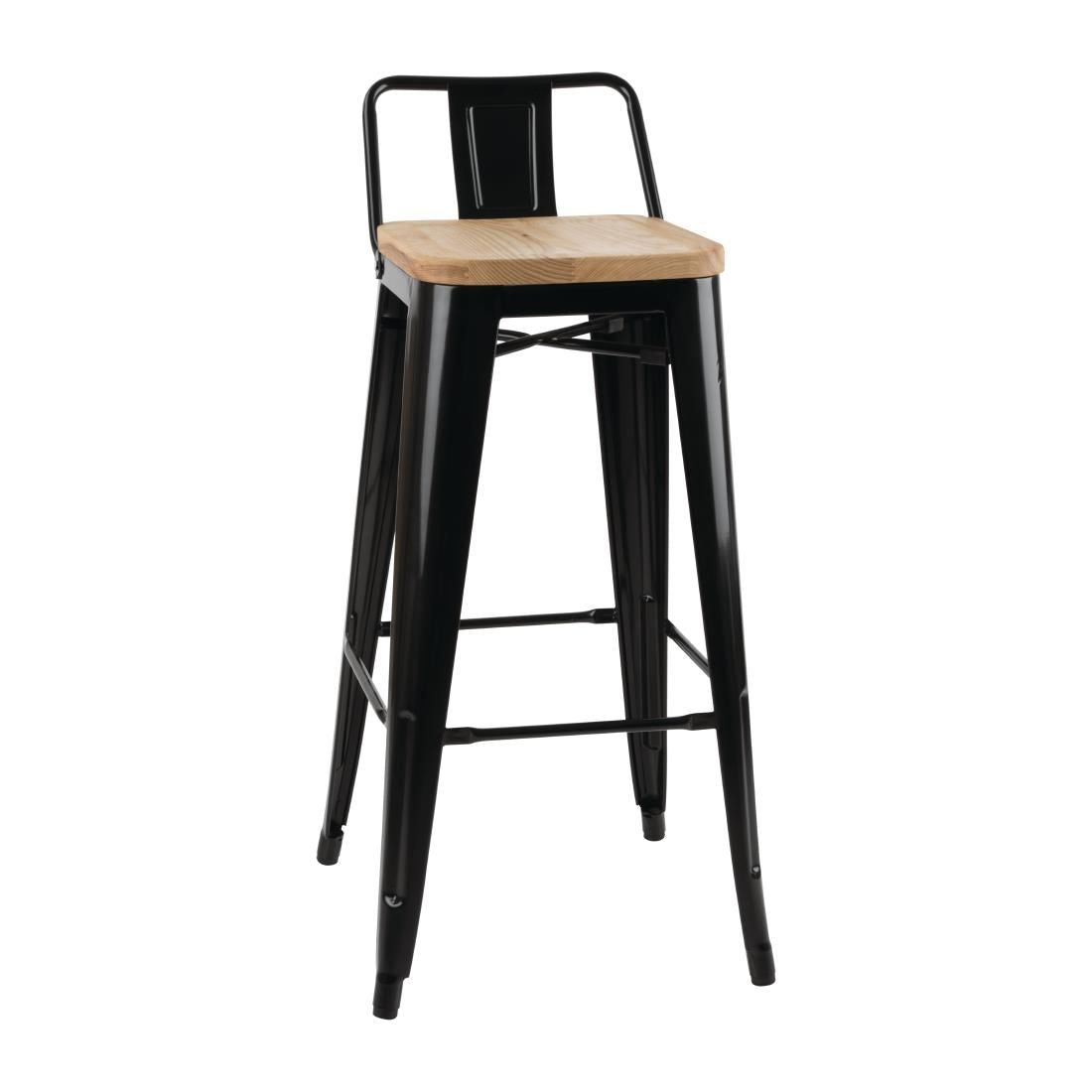 Bolero Bistro Backrest High Stools (Pack of 4) JD Catering Equipment Solutions Ltd