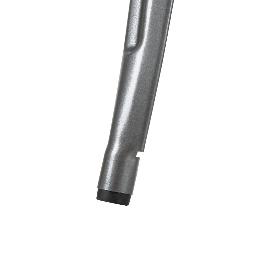 Bolero Bistro Square Steel Table Gun Metal 668mm (Single) JD Catering Equipment Solutions Ltd
