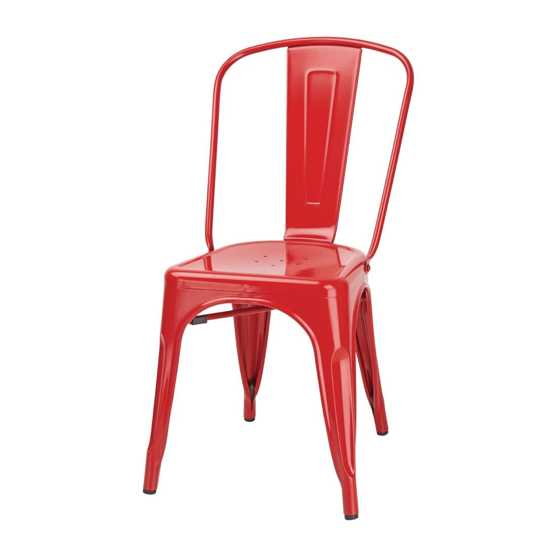 Bolero Bistro Steel Side Chair (Pack of 4) JD Catering Equipment Solutions Ltd