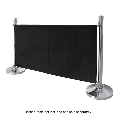 Bolero Black Canvas Barrier CF137 JD Catering Equipment Solutions Ltd