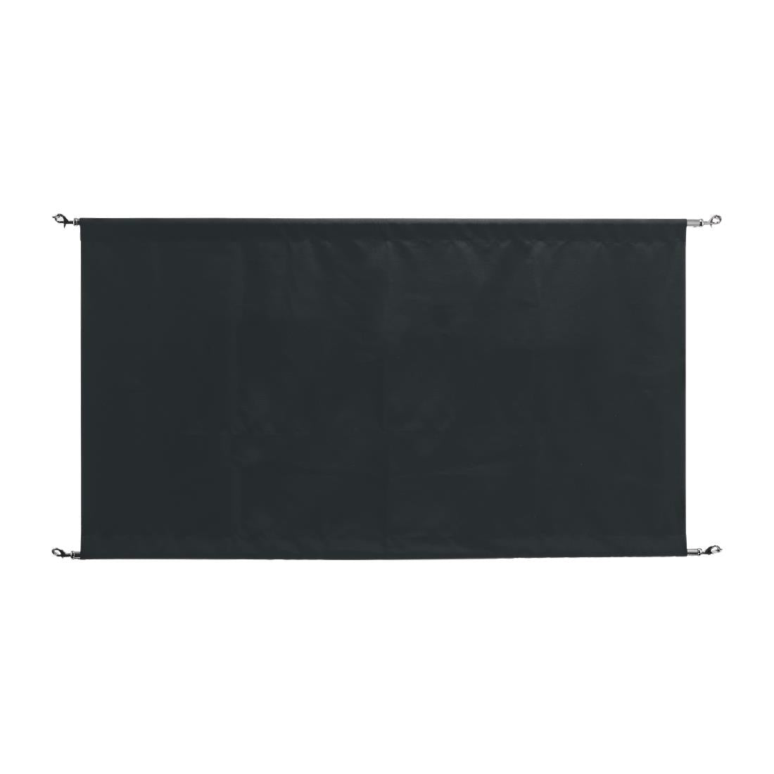 Bolero Black Canvas Barrier CF137 JD Catering Equipment Solutions Ltd