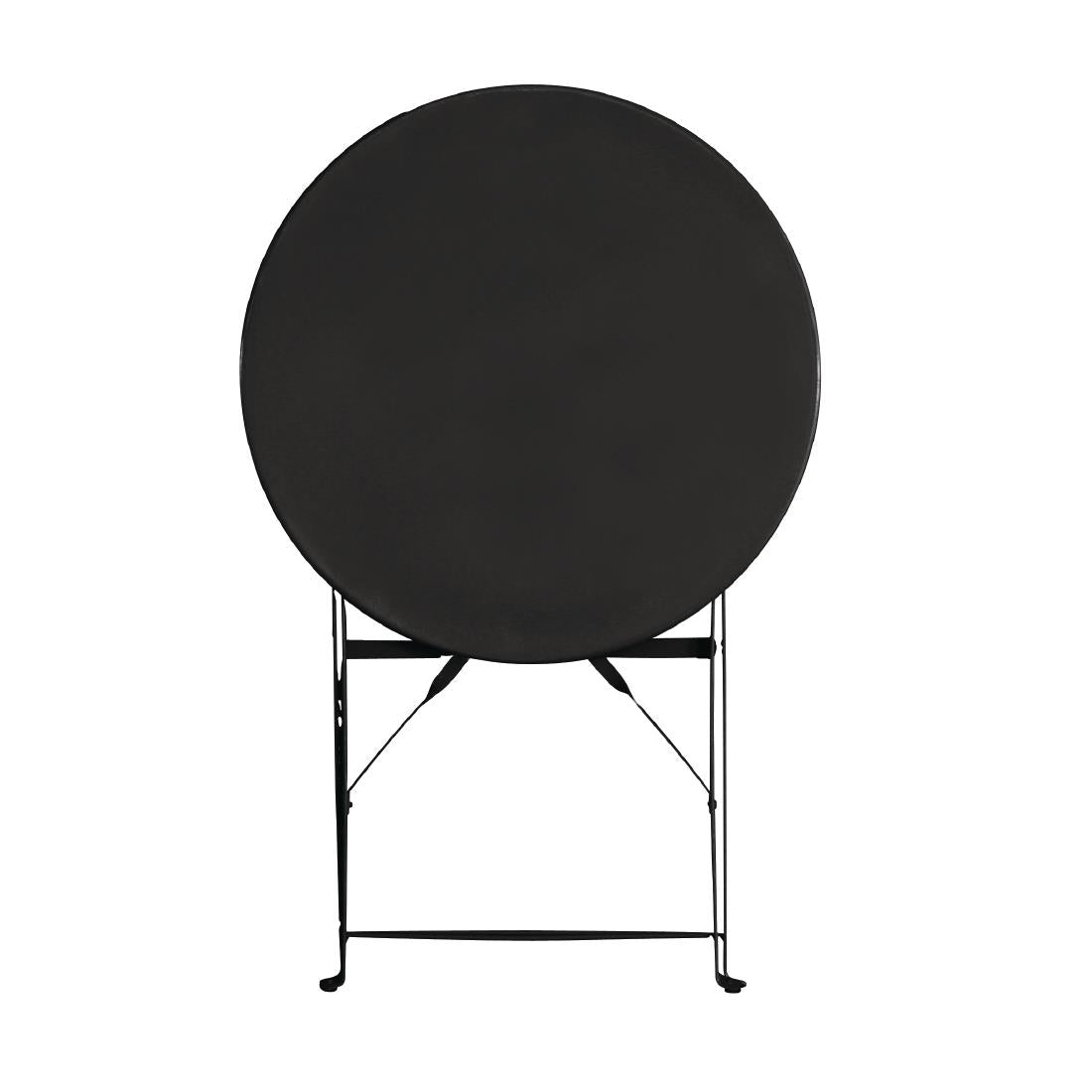 Bolero Black Pavement Style Steel Table 595mm JD Catering Equipment Solutions Ltd