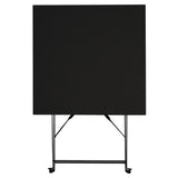 Bolero Black Square Pavement Style Steel Table JD Catering Equipment Solutions Ltd