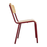 Bolero Cantina Side Chairs with Wooden Seat Pad and Backrest (Pack of 4) JD Catering Equipment Solutions Ltd