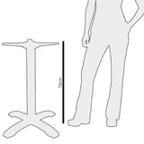 Bolero Cast Iron Decorative Brasserie Table Leg Base JD Catering Equipment Solutions Ltd