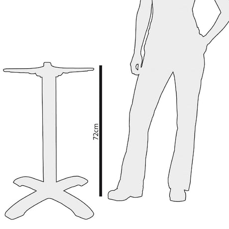 Bolero Cast Iron Table Leg Base JD Catering Equipment Solutions Ltd