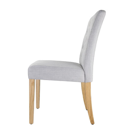 Bolero Chiswick Button Dining Chairs (Pack of 2) JD Catering Equipment Solutions Ltd