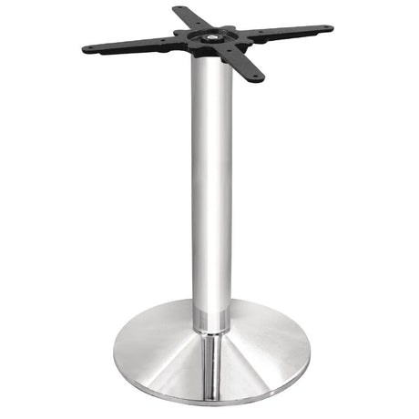 Bolero Chrome Round Tulip Table Base JD Catering Equipment Solutions Ltd