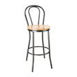 Bolero Clarisse High Stools Metallic Grey (Pack of 1) JD Catering Equipment Solutions Ltd