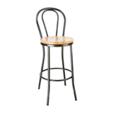 Bolero Clarisse High Stools Metallic Grey (Pack of 1) JD Catering Equipment Solutions Ltd