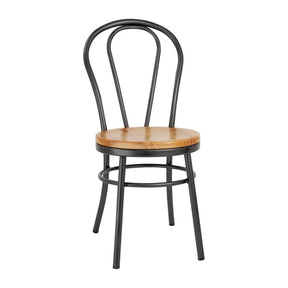 DC178 Bolero Clarisse Side Chairs Metallic Grey (Pack of 2) DC178 - JD Catering Equipment Solutions Ltd