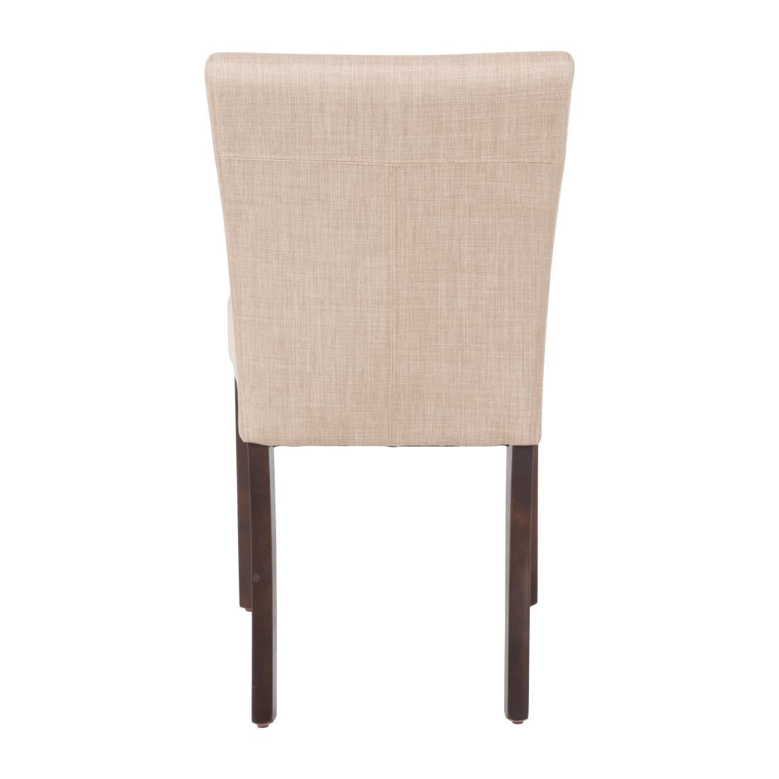 Bolero Contemporary Dining Chair Natural (Pack 2) JD Catering Equipment Solutions Ltd