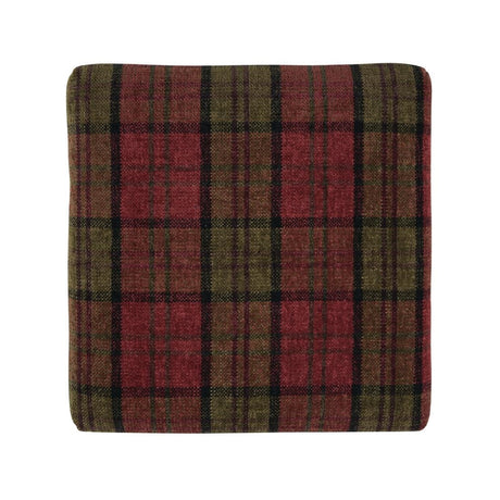 Bolero Dale High Stool Claret Tartan (Single) JD Catering Equipment Solutions Ltd