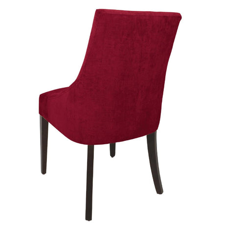 Bolero Dark Red Finesse Dining Chairs (Pack of 2) JD Catering Equipment Solutions Ltd