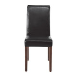 Bolero Faux Leather Dining Chair Black (Box 2) JD Catering Equipment Solutions Ltd