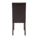 Bolero Faux Leather Dining Chair Black (Box 2) JD Catering Equipment Solutions Ltd