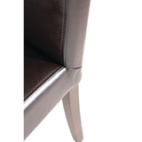 Bolero Faux Leather Dining Chair Dark Brown (Box 2) JD Catering Equipment Solutions Ltd