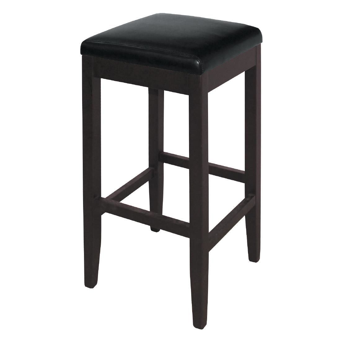 Bolero Faux Leather High Bar Stools (Pack of 2) JD Catering Equipment Solutions Ltd