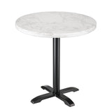 Bolero Marble Table Top White 600mm JD Catering Equipment Solutions Ltd