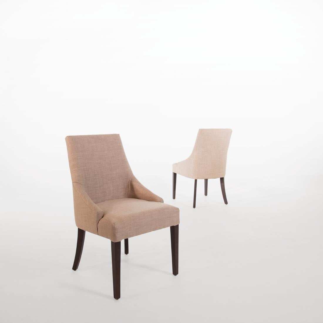 Bolero Neutral Finesse Dining Chairs (Pack of 2) JD Catering Equipment Solutions Ltd