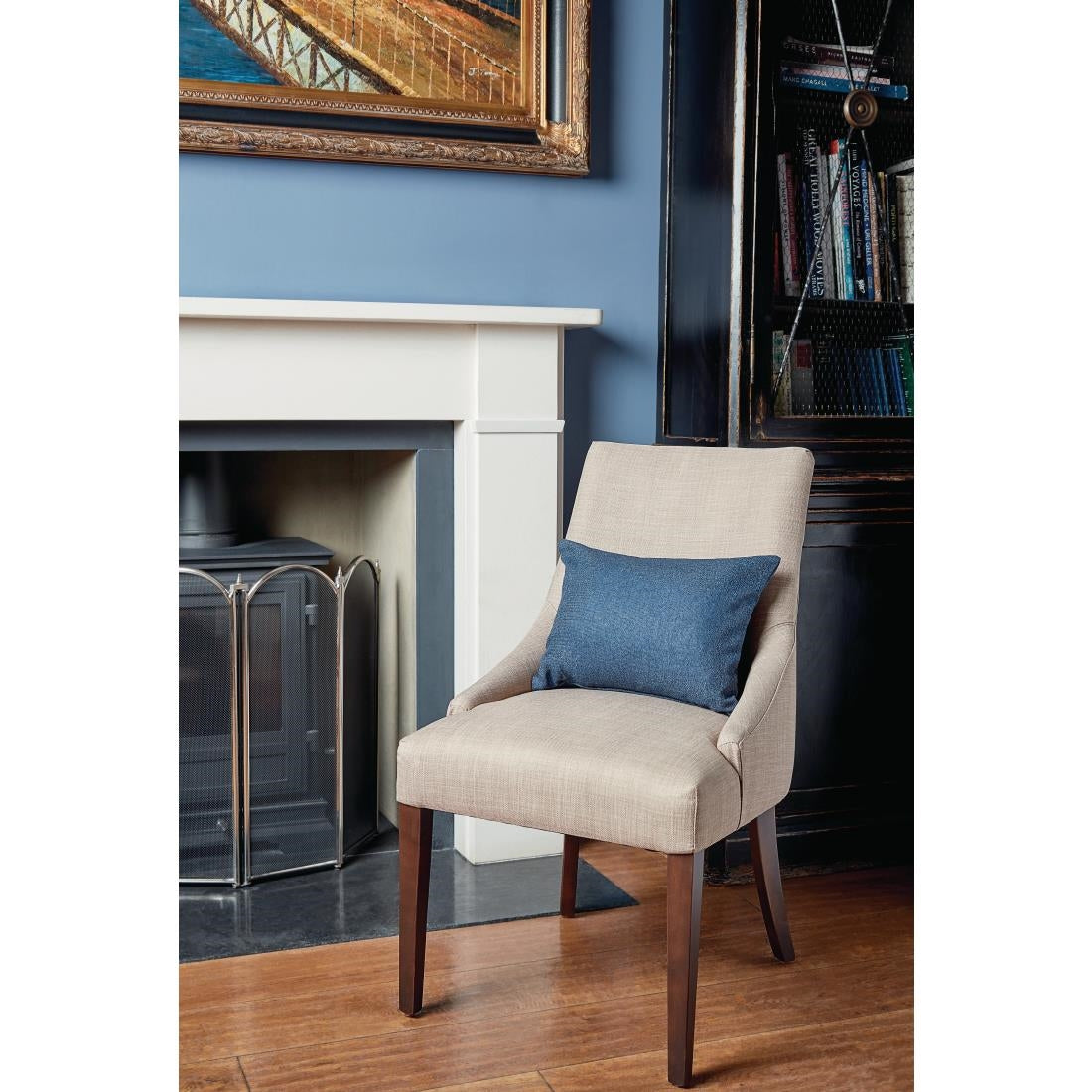 Bolero Neutral Finesse Dining Chairs (Pack of 2) JD Catering Equipment Solutions Ltd