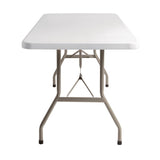 Bolero PE Rectangular Folding Table White 6ft (Single) JD Catering Equipment Solutions Ltd