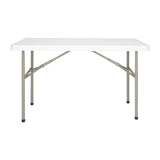 Bolero PE Rectangular Folding Table White (Single) JD Catering Equipment Solutions Ltd