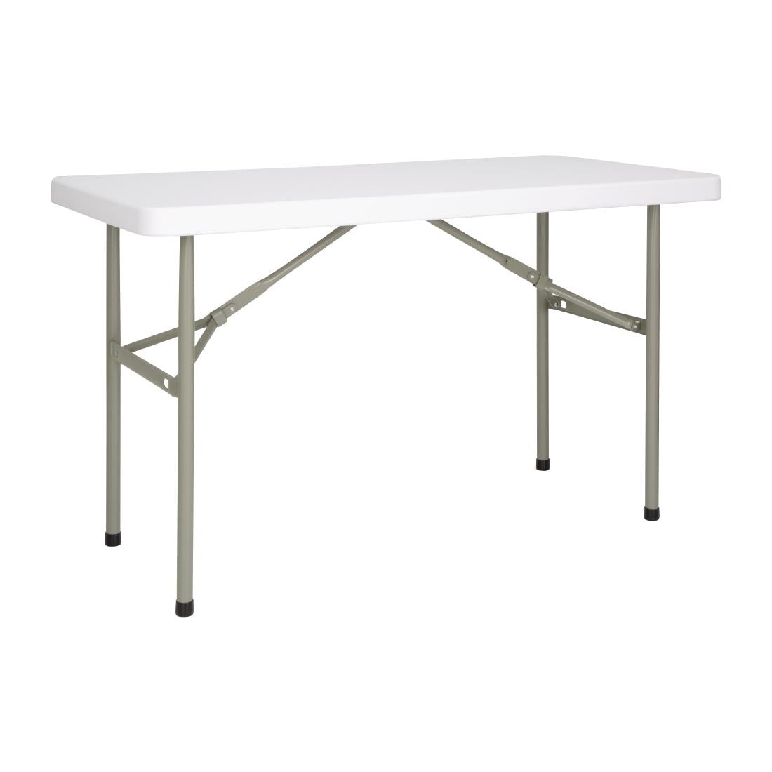 Bolero PE Rectangular Folding Table White (Single) JD Catering Equipment Solutions Ltd