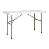 Bolero PE Rectangular Folding Table White (Single) JD Catering Equipment Solutions Ltd