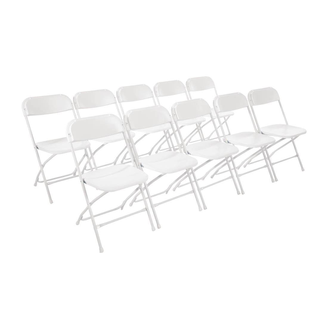 Bolero PP Folding Chairs (Pack of 10) JD Catering Equipment Solutions Ltd