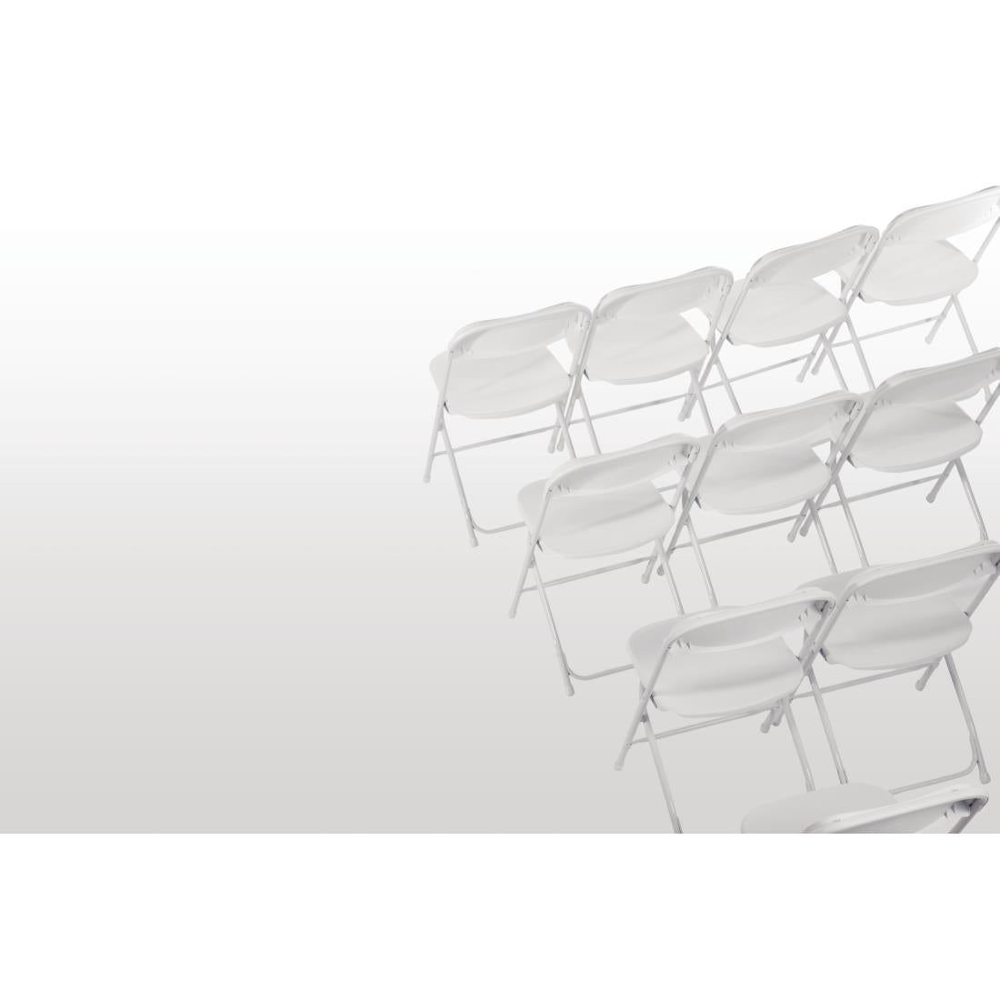Bolero PP Folding Chairs (Pack of 10) JD Catering Equipment Solutions Ltd