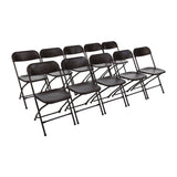 Bolero PP Folding Chairs (Pack of 10) JD Catering Equipment Solutions Ltd