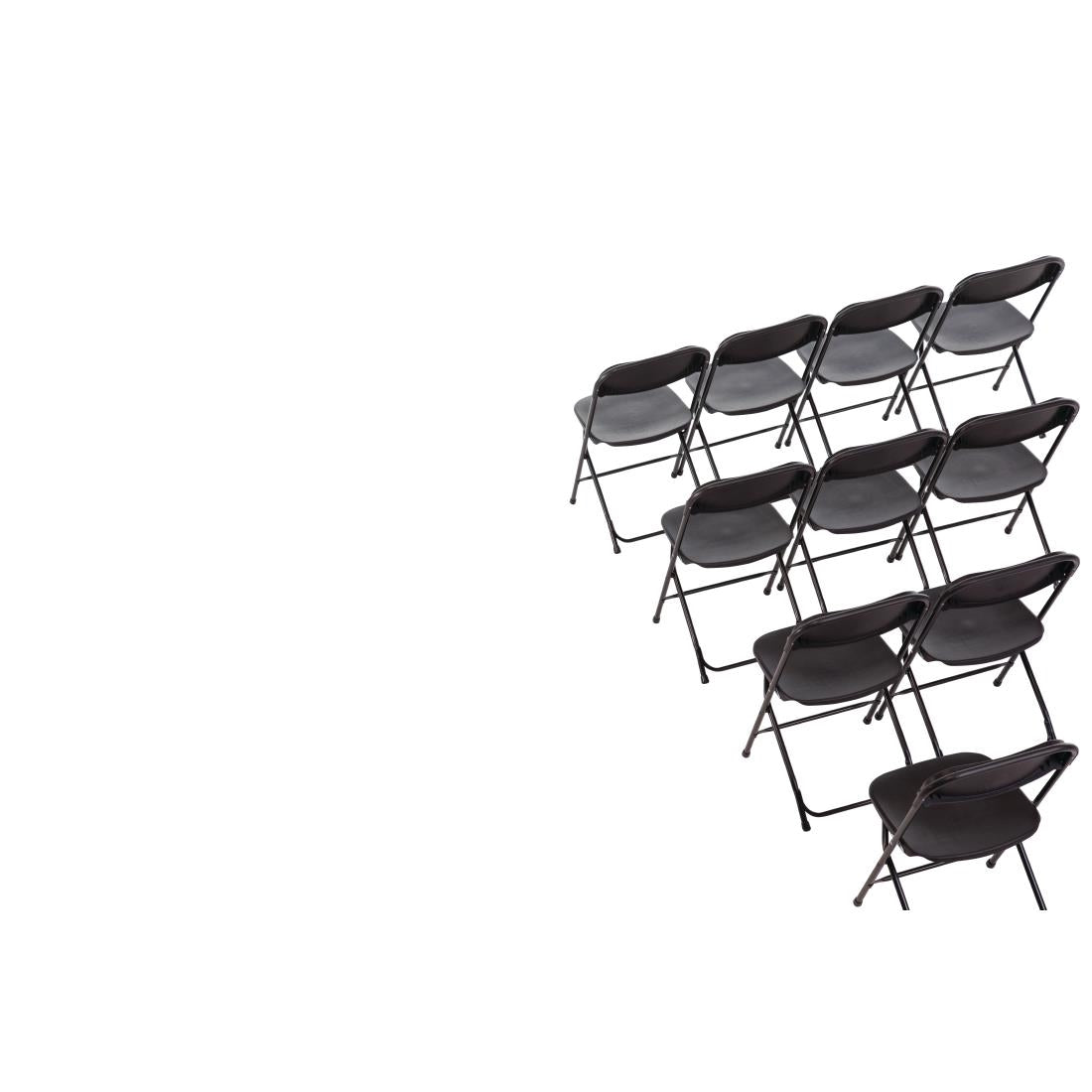 Bolero PP Folding Chairs (Pack of 10) JD Catering Equipment Solutions Ltd