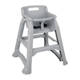 DA693 Bolero PP High Chair Grey - JD Catering Equipment Solutions Ltd