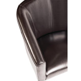 Bolero PU Leather Tub Armchair Dark Brown (Single) JD Catering Equipment Solutions Ltd