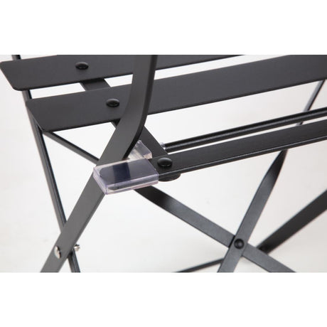 Bolero Pavement Style Steel Chairs (Pack of 2) JD Catering Equipment Solutions Ltd