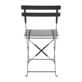 Bolero Pavement Style Steel Chairs (Pack of 2) JD Catering Equipment Solutions Ltd