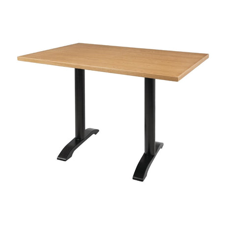 Bolero Pre-drilled Rectangular Table Top Natural Ash Veneer 1100 x 700mm JD Catering Equipment Solutions Ltd